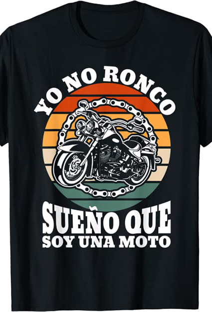 camisetas de coches motos camper ronco