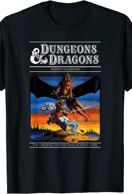 camisetas de dibujos animados dragones y mazmorras