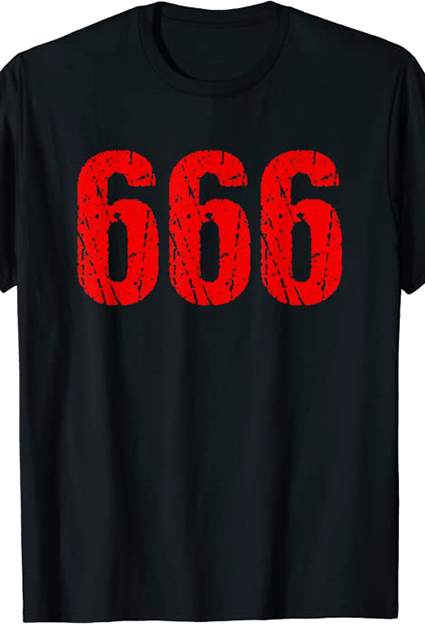 camisetas de estilo propio gotica 666