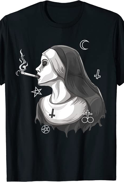 camisetas de estilo propio goticas satanica