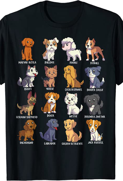 camisetas de perros