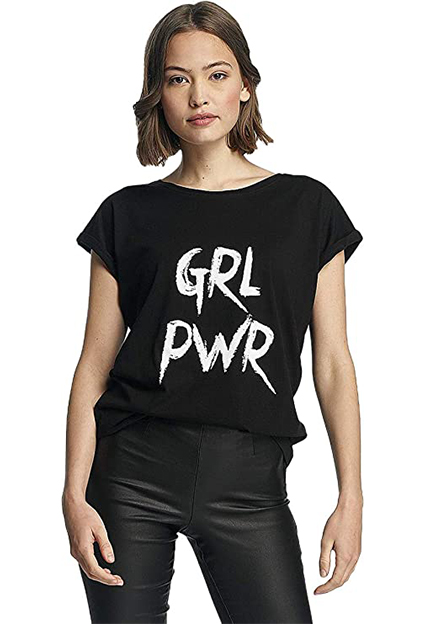 camisetas de estilos propio feminista logo