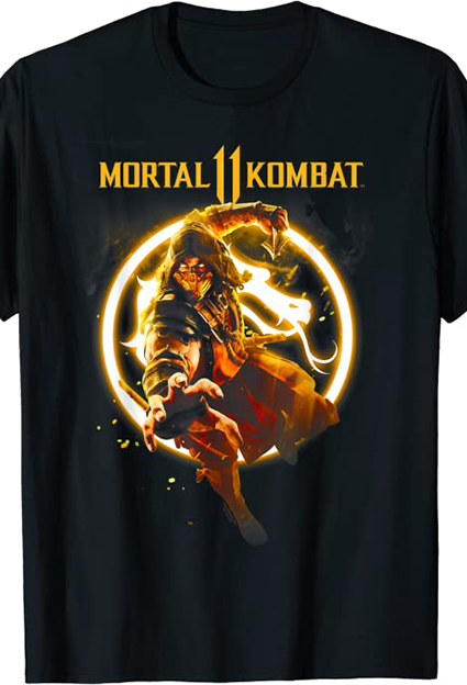 camisetas de juegos mortal kombat