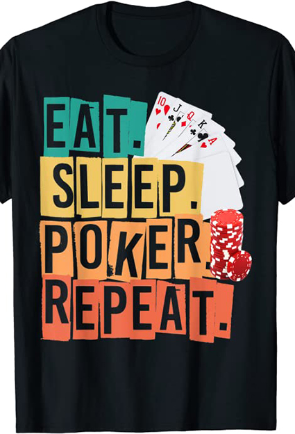 camisetas de juegos poker repeat