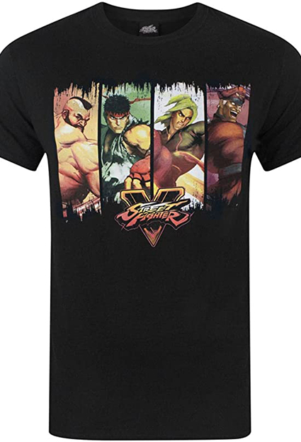 camisetas de juegos street fighter team