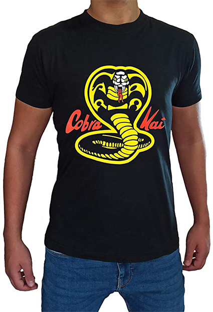 camisetas de peliculas y series karate cobra kai