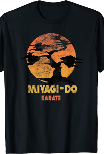 camisetas de peliculas y series karate miyagi