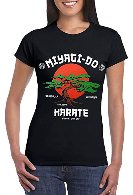 camisetas de peliculas y series karate miyagi do