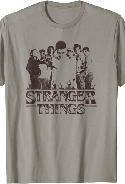 camisetas de serie stranger things team vintage