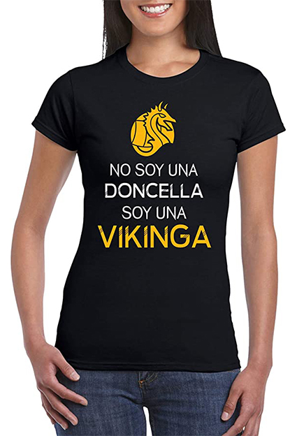 camisetas originales y divertidas vikinga